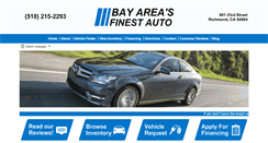 Desktop Screenshot of bayareasfinestauto.com